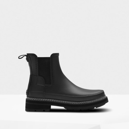 Hunter Refined Stitch Detail Chelsea Boots (J801L) Ireland